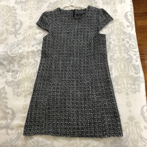 J. Crew Dresses & Skirts - BRAND NEW! Black & White Tweed Cap Sleeve Dress
